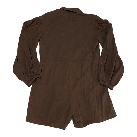 Inc Drawstring-Waist Puff-Sleeve Romper NWT - Picture 4 of 6